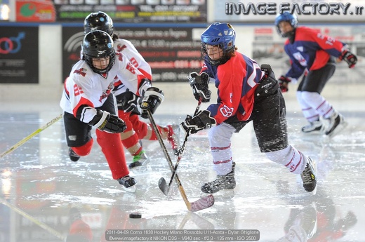 2011-04-09 Como 1630 Hockey Milano Rossoblu U11-Aosta - Dylan Ghiglione
